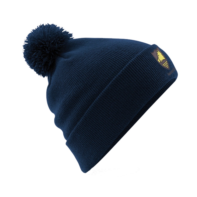 HUNCOTE CC Original Pom Pom Beanie : Navy