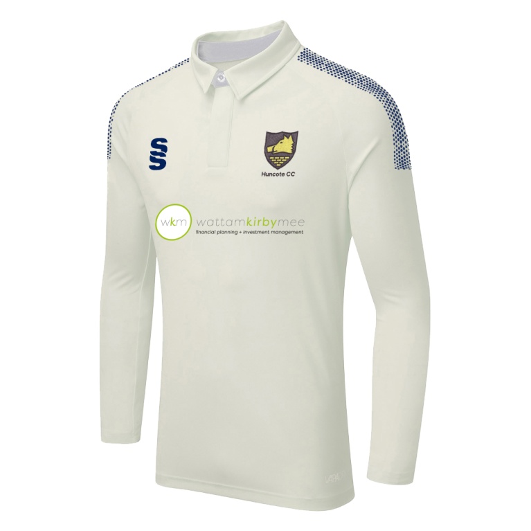 HUNCOTE CC DUAL LONG SLEEVE CRICKET SHIRT (WOMENS)-Ivory